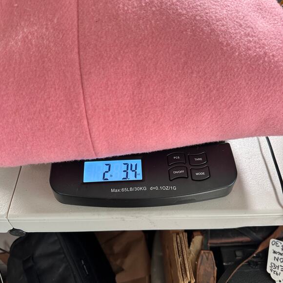 J.Crew Mercantile Wool Blend Pink Coat Size 0 | Funnel Neck Zip Front - Picture 10 of 10